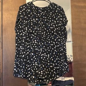 Polka dot blouse